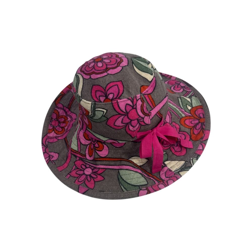 NWOT Juicy Couture‎ Floral Bucket Hat Y2K Pink Retro